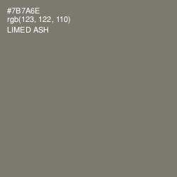 #7B7A6E - Limed Ash Color Image